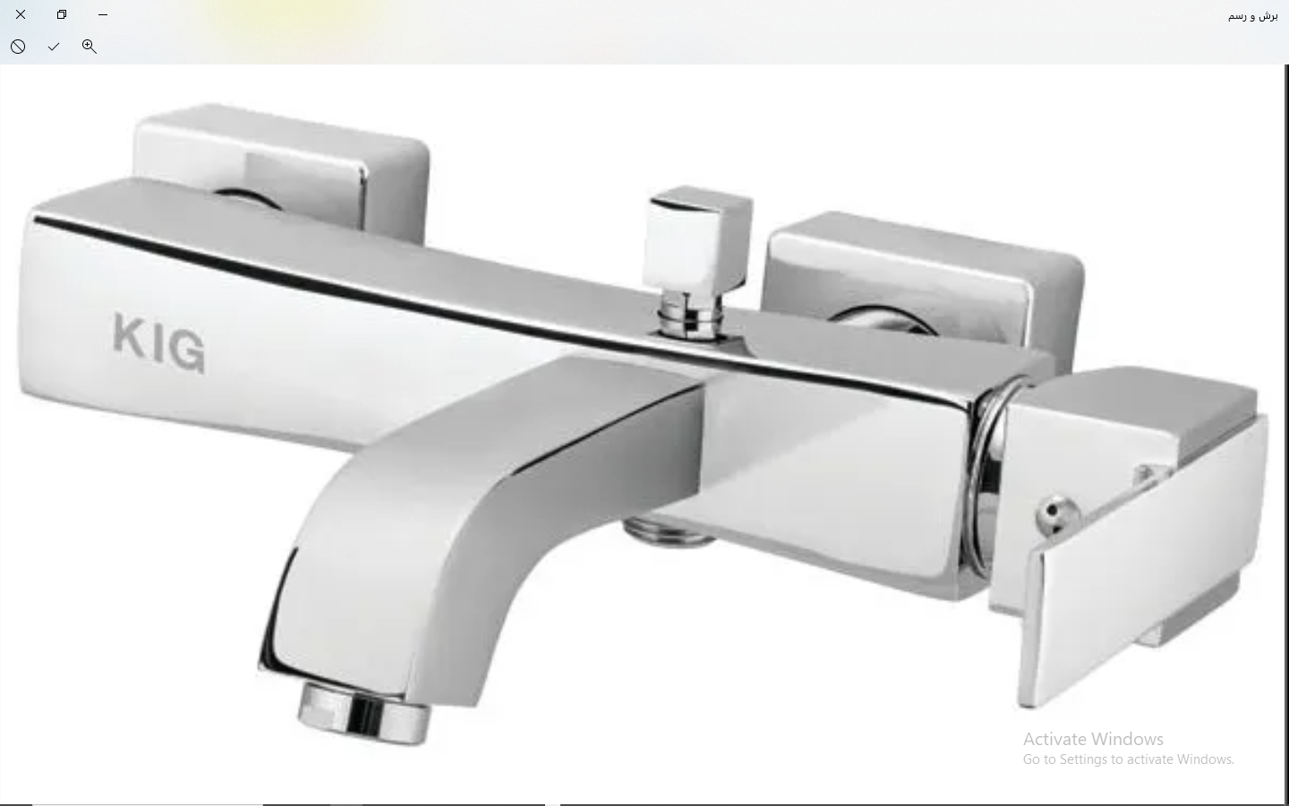 قیمت شیر حمام بریتان کروم براق